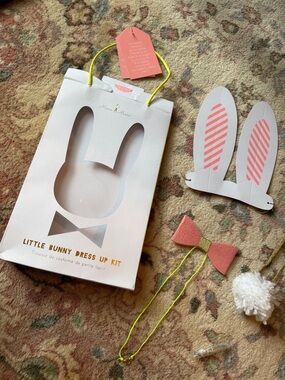 Meri Meri White and Pink Little Bunny Dress Up Kit